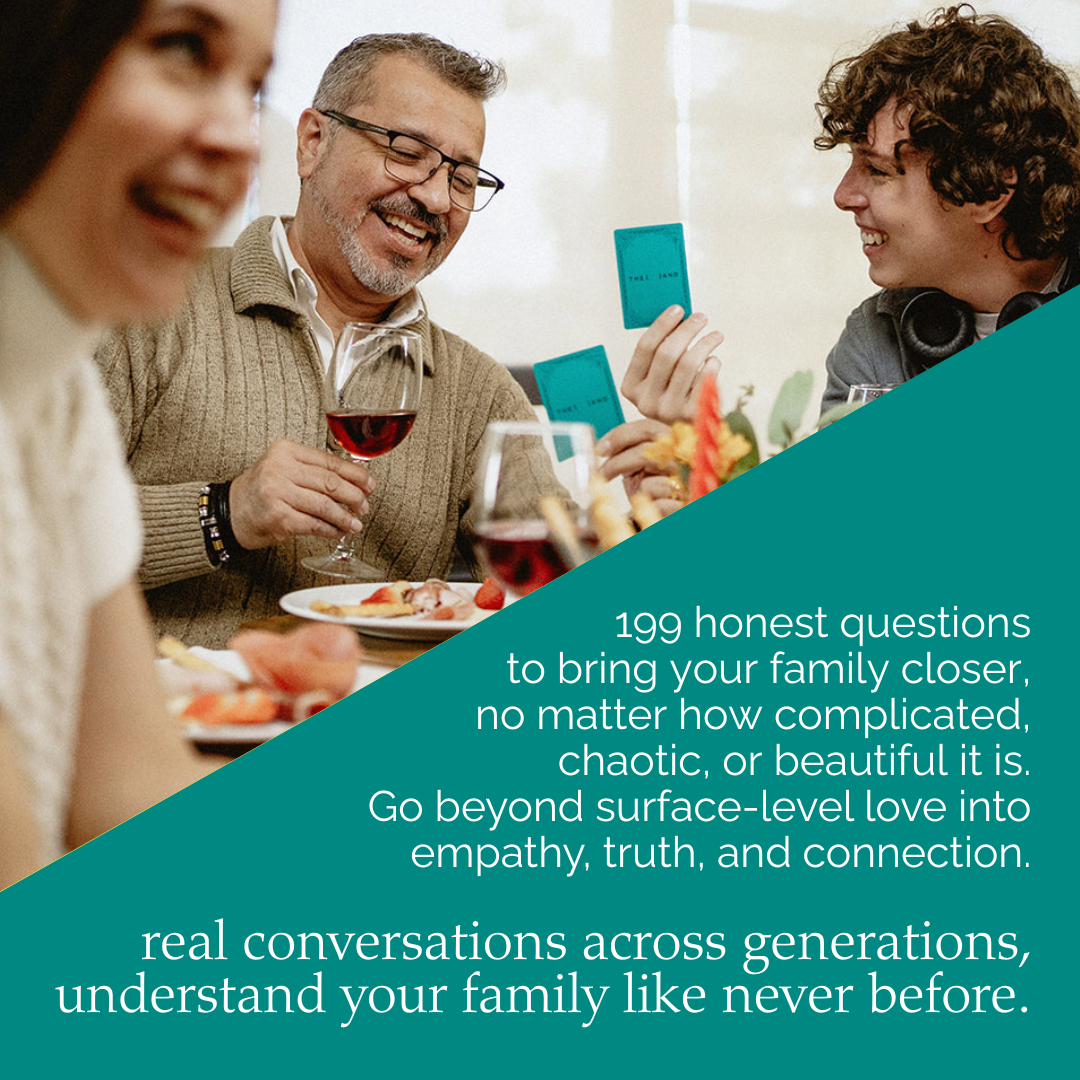{THE AND} Family Edition Card Game – 199 Meaningful Conversation Questions for Family Connection & Deeper Understanding