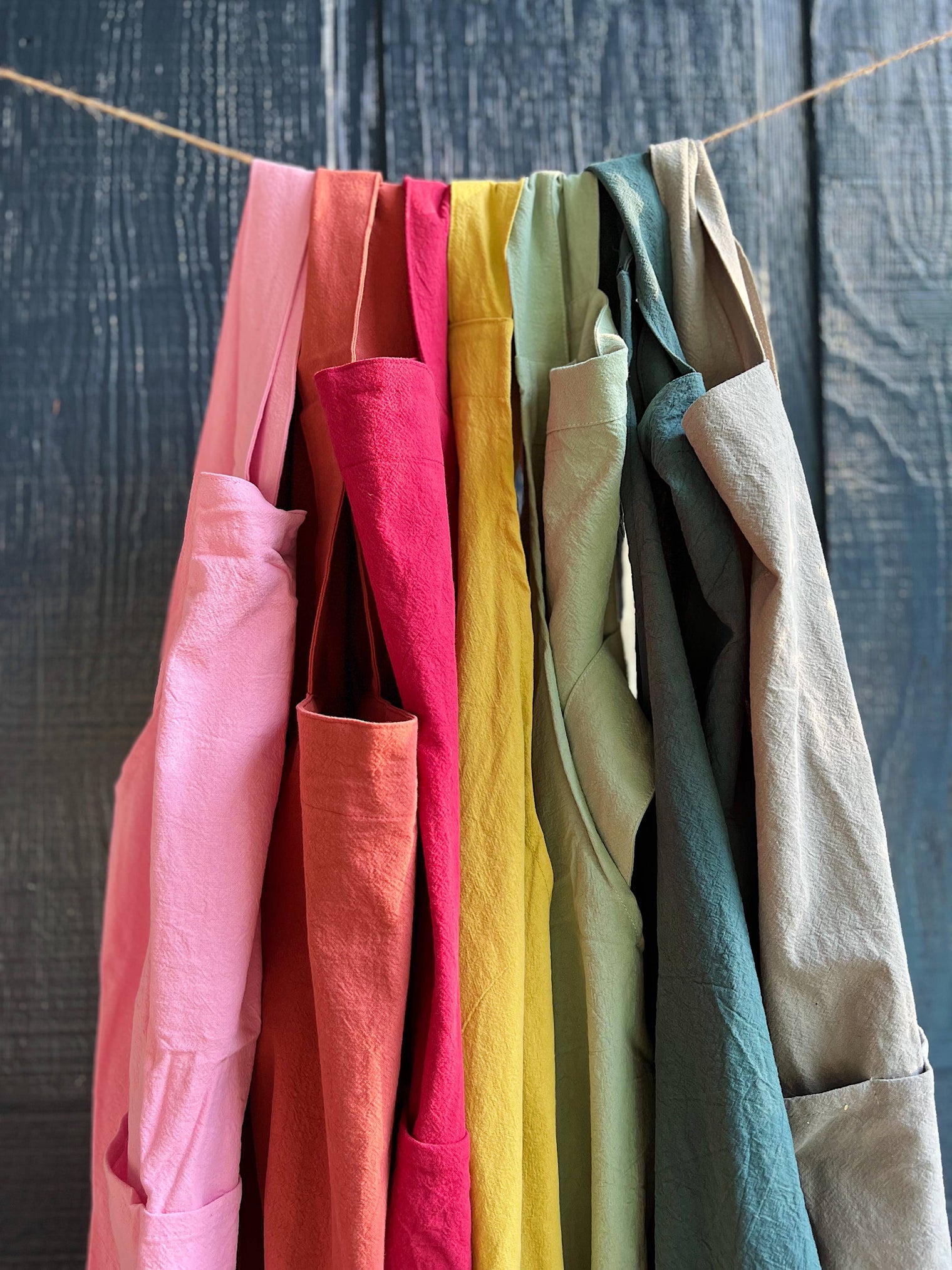 Cross Back Cotton Apron – Adult, One-Size-Fits-Most (Easy-On, No-Tie Design)