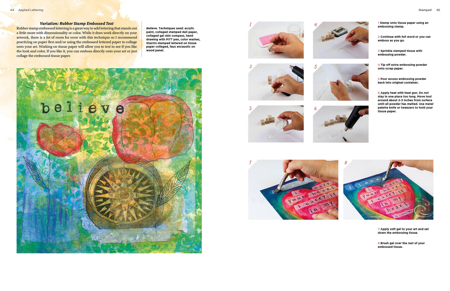 The Painted Word – Mixed Media Lettering Techniques by Caitlin Dundon (128 Pages