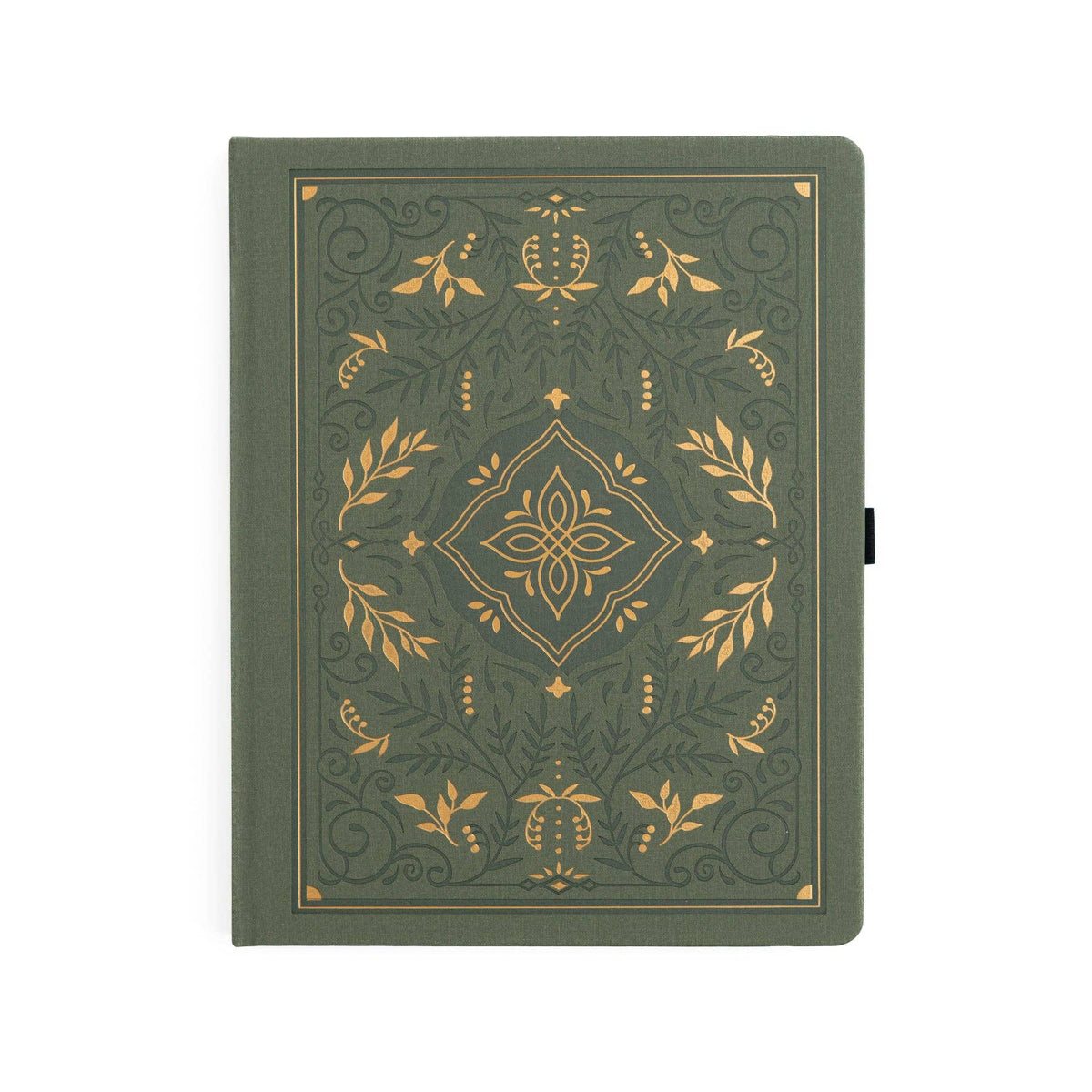 Storybook in Vintage Olive Lined Notebook by Archer & Olive, A5 Linen Journal with 160 gsm Lined Pages
