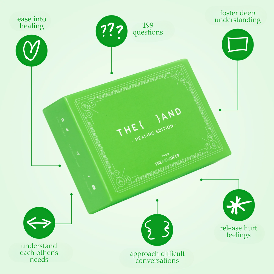 {THE AND} Healing Edition Card Game – 199 Deep Conversation Questions for Connection, Honesty & Emotional Healing