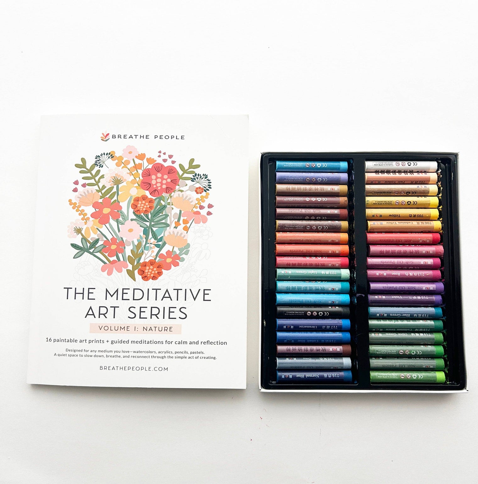 Meditative Art Book – 16 Pages Guided Creative Ritual Coloring & Reflection Workbook