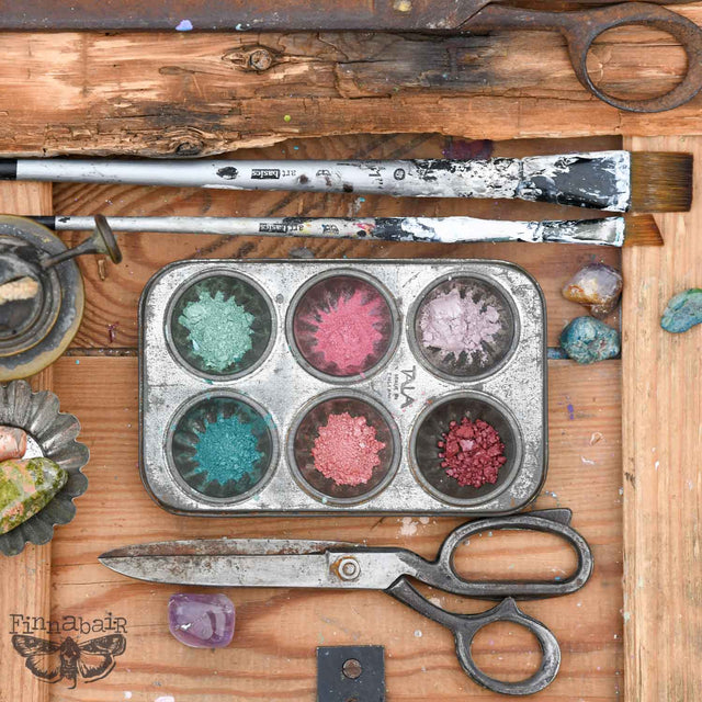 Prima Marketing Art Ingredients Mica Powder Set Vintage Roses – 6 x 7g Craft Pigment Powders