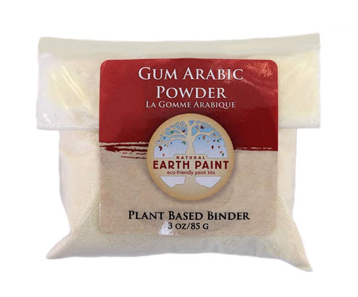 Gum Arabic Natural Binder – 3 oz Acacia Sap Powder, by Natural Earth Paint