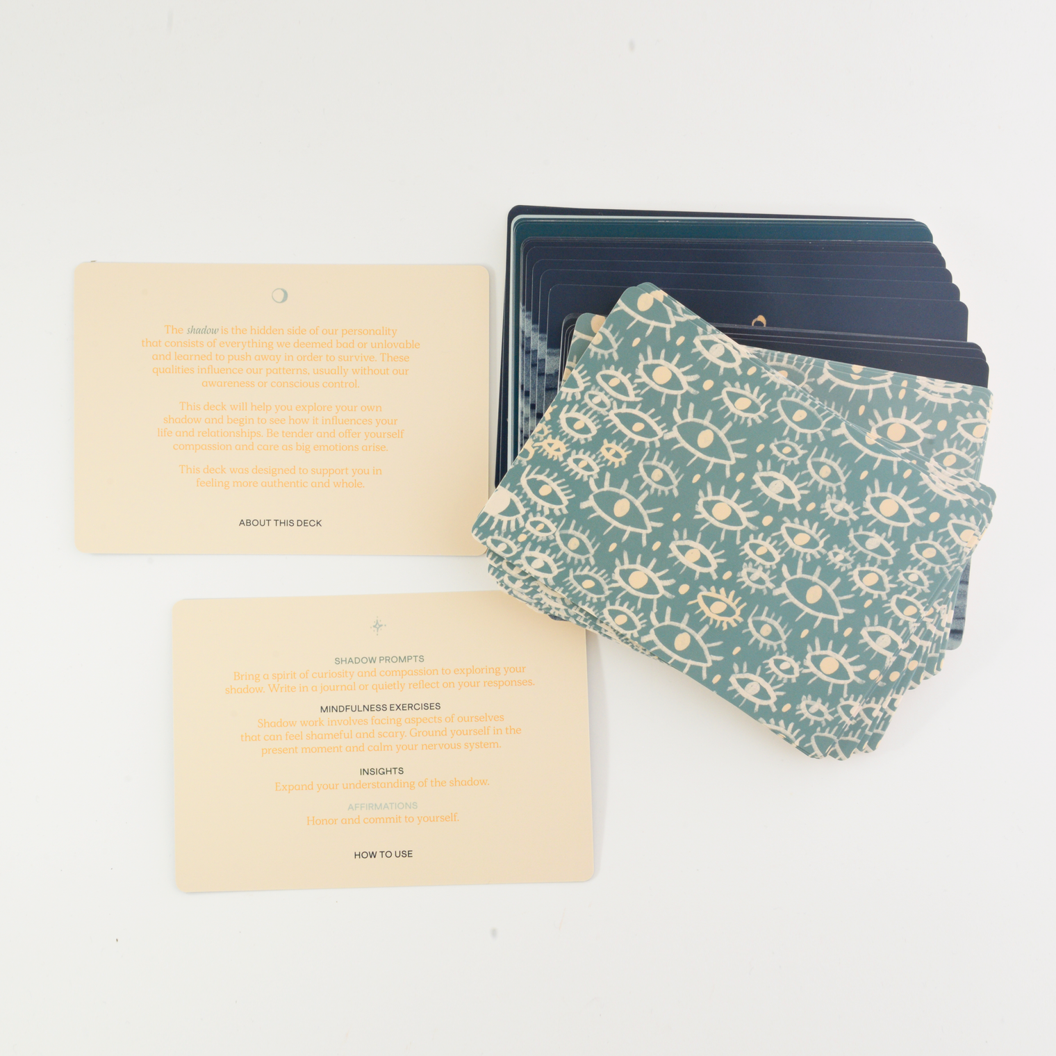 Letting Your Shadow In Deck – Mindfulness & Shadow Work Prompt Cards
