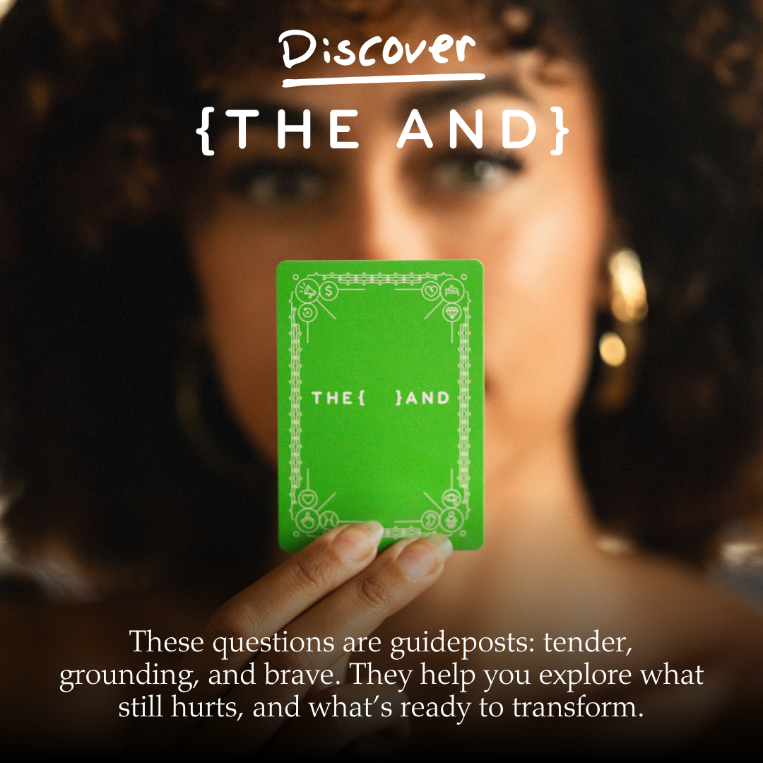 {THE AND} Healing Edition Card Game – 199 Deep Conversation Questions for Connection, Honesty & Emotional Healing