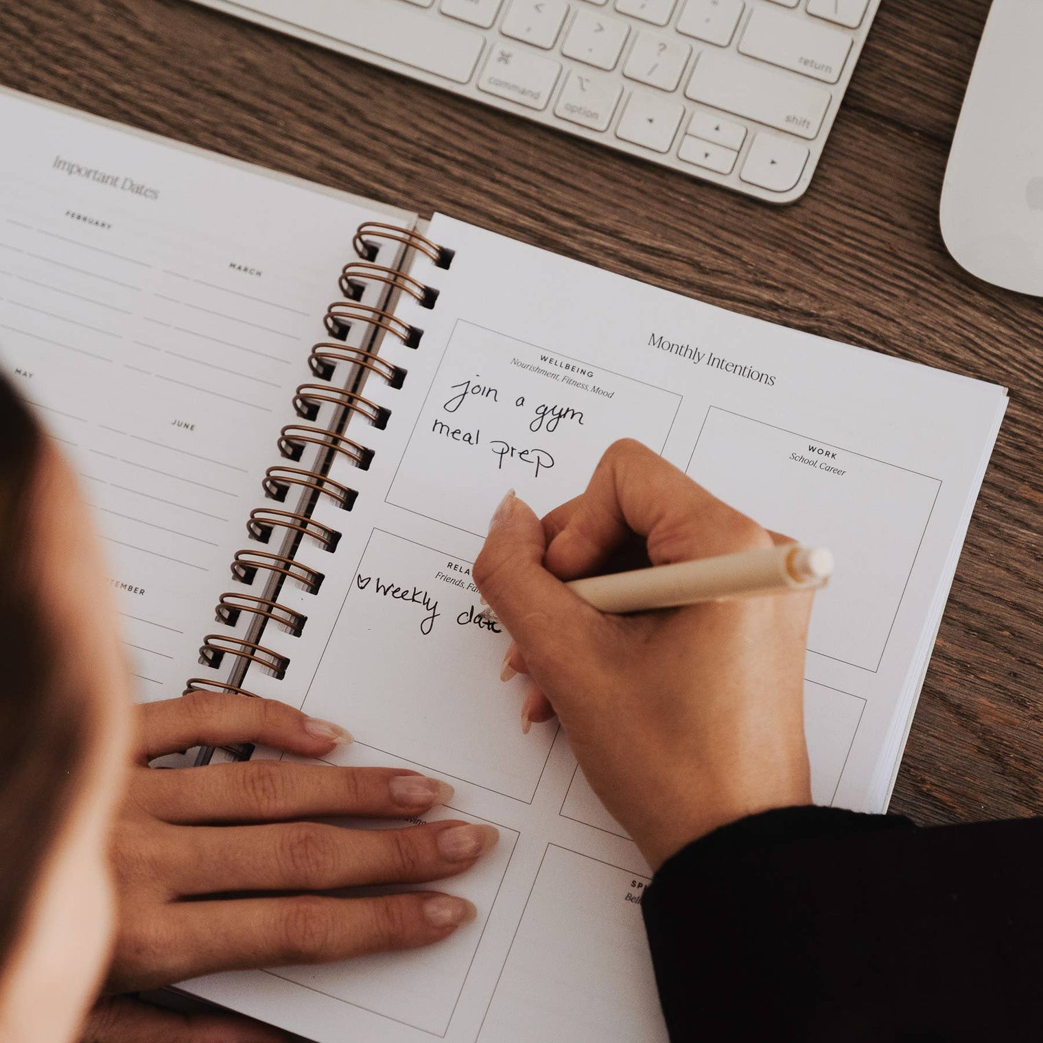 The Self Care Planner, Weekly Edition by Simple Self, Undated Wellness Planner for Goals, Habits, Reflection & Daily Self-Care