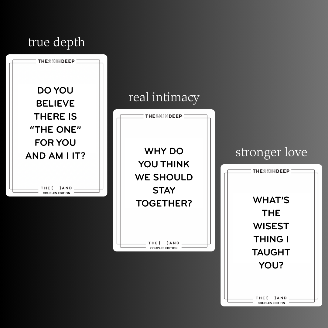 {THE AND} Couples Edition Card Game – 199 Deep Conversation Questions for Couples, Connection & Meaningful Communication