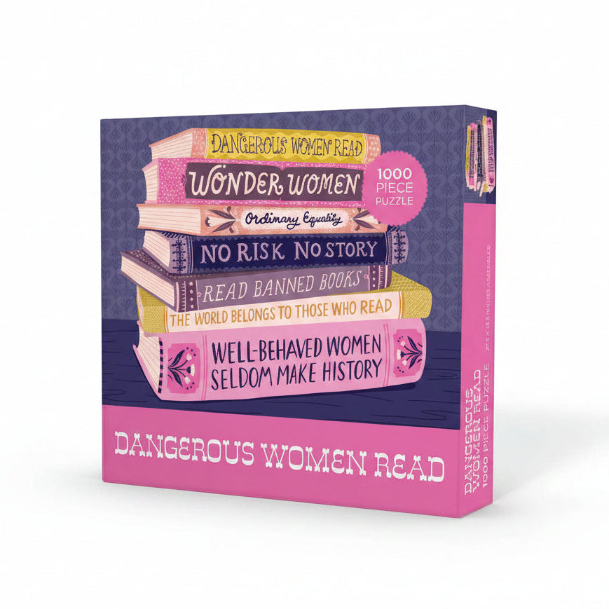 Dangerous Women Read Puzzle – 1000 Piece Jigsaw Puzzle (27.5 x 19.5 in)