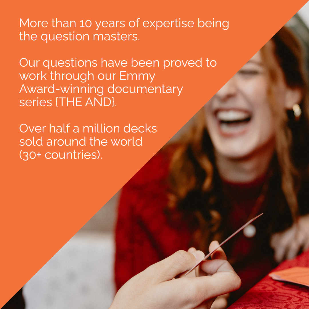 {THE AND} Friends Edition Card Game – 199 Conversation Starters for Meaningful Friendships & Deeper Connection