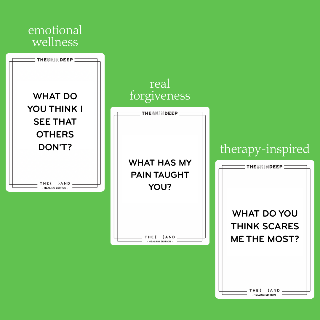 {THE AND} Healing Edition Card Game – 199 Deep Conversation Questions for Connection, Honesty & Emotional Healing