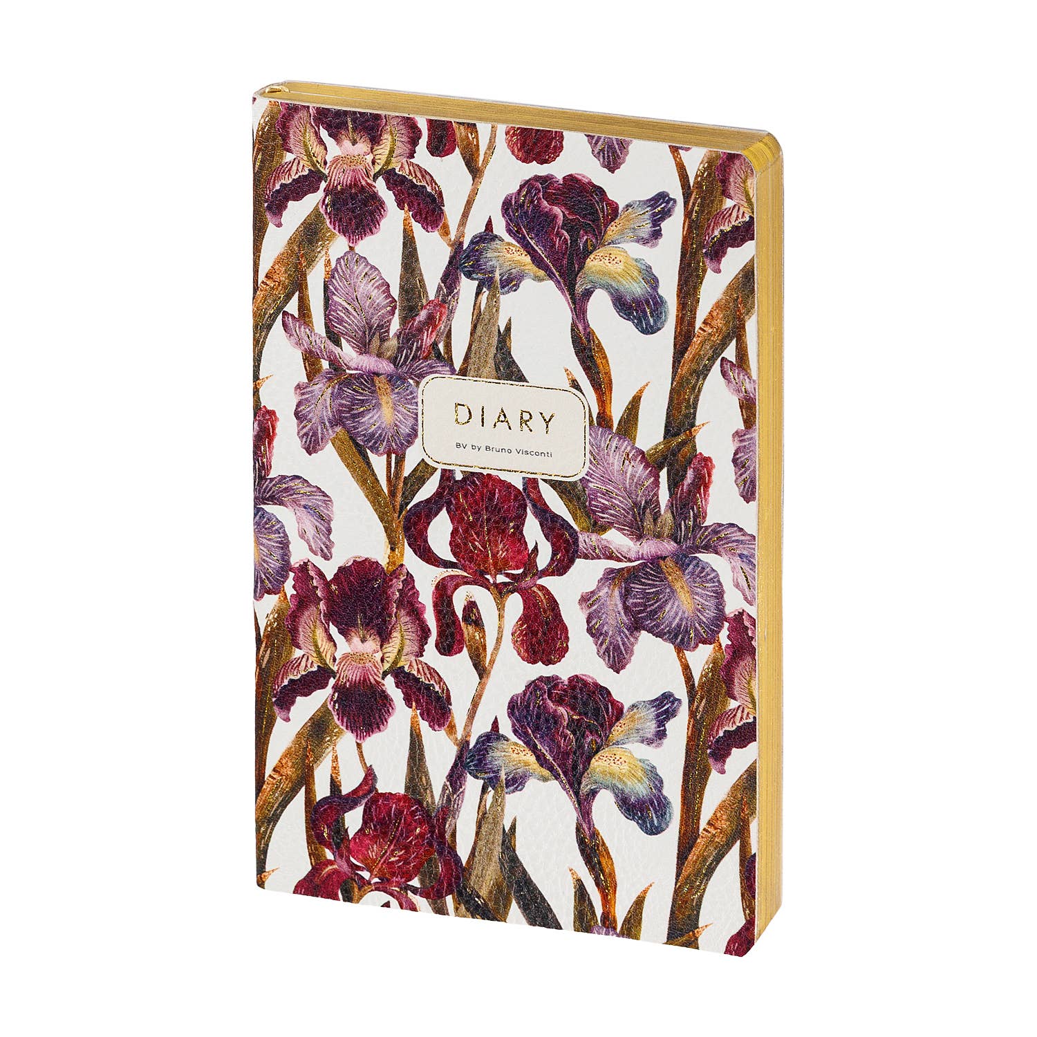 A5 Vegan Leather Daily Planner, Irises