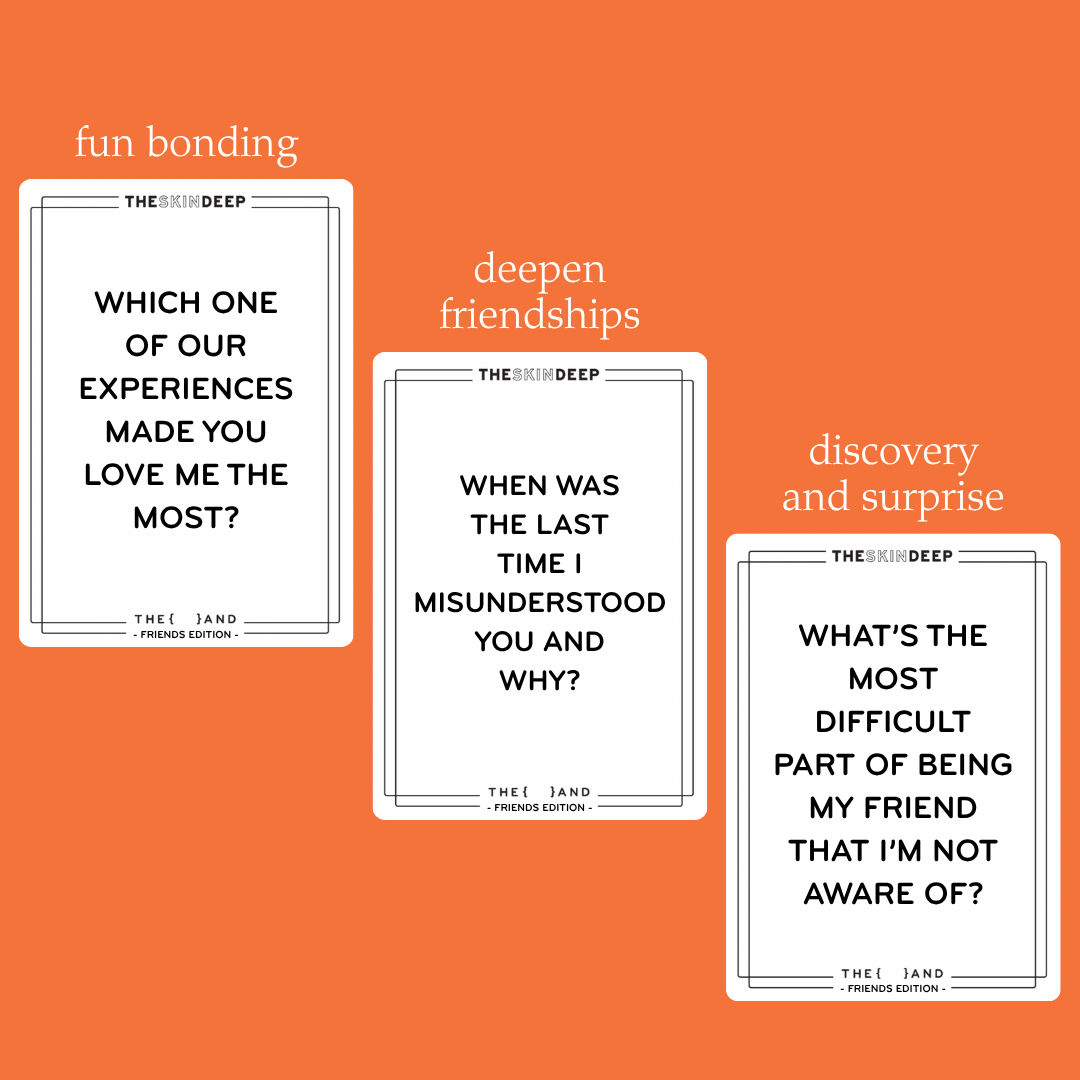{THE AND} Friends Edition Card Game – 199 Conversation Starters for Meaningful Friendships & Deeper Connection