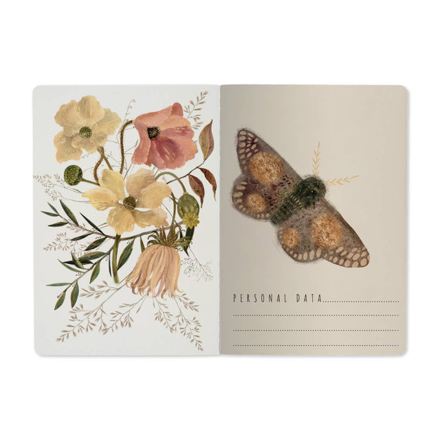 Soft Petals Notebook – Ruled Journal 8.27 x 5.83 in, 40 Pages, BV by Bruno Visconti