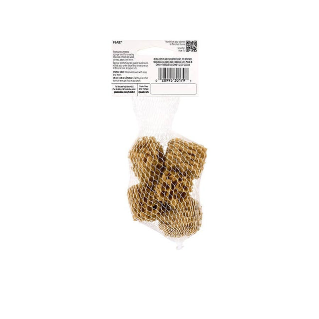 FolkArt Sponge Value Pack – Painting Tool Set (5 Piece Synthetic Sea Sponges)