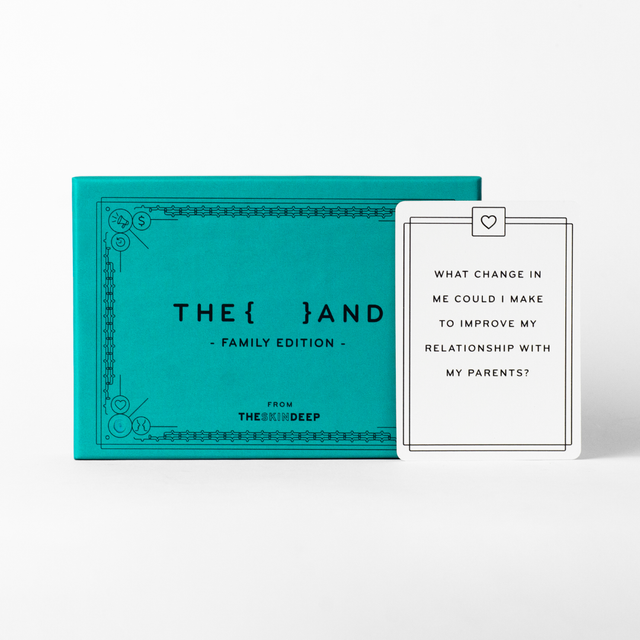 {THE AND} Family Edition Card Game – 199 Meaningful Conversation Questions for Family Connection & Deeper Understanding
