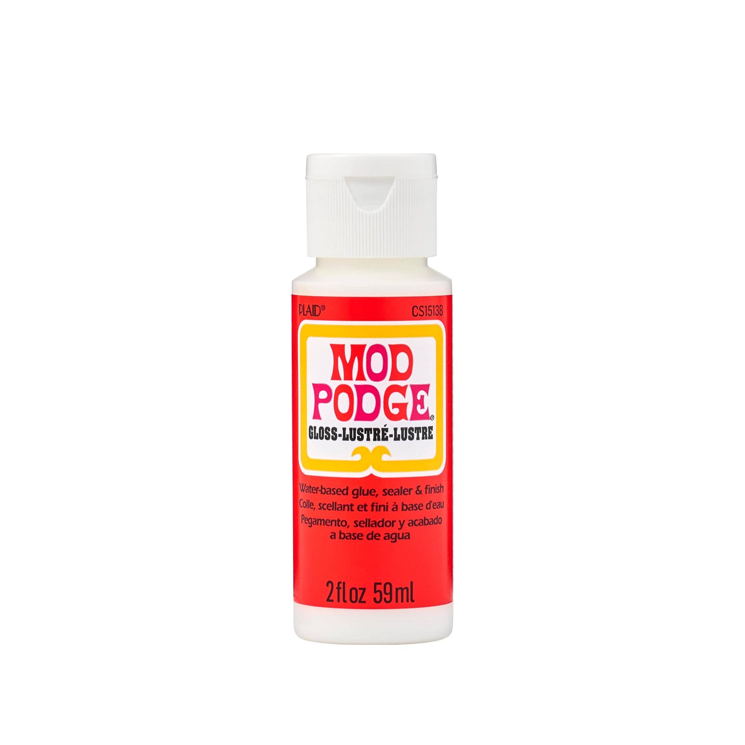 Mod Podge Gloss – All-in-One Glue, Sealer & Finish (Clear Gloss Formula)