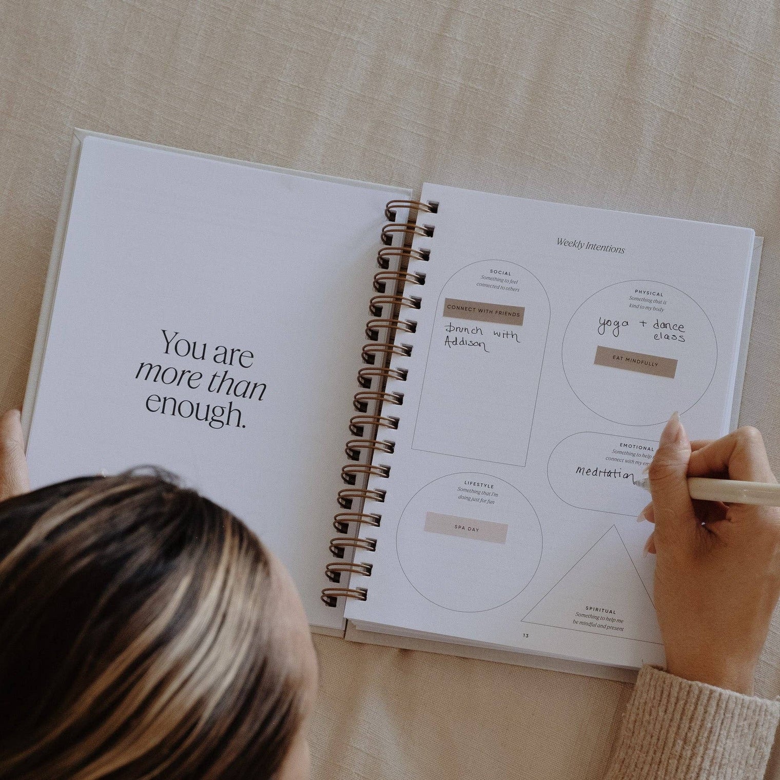 The Inner Work Journal by Simple Self, 13-Week Guided Mental Health Journal for Reflection, Self-Discovery & Personal Growth