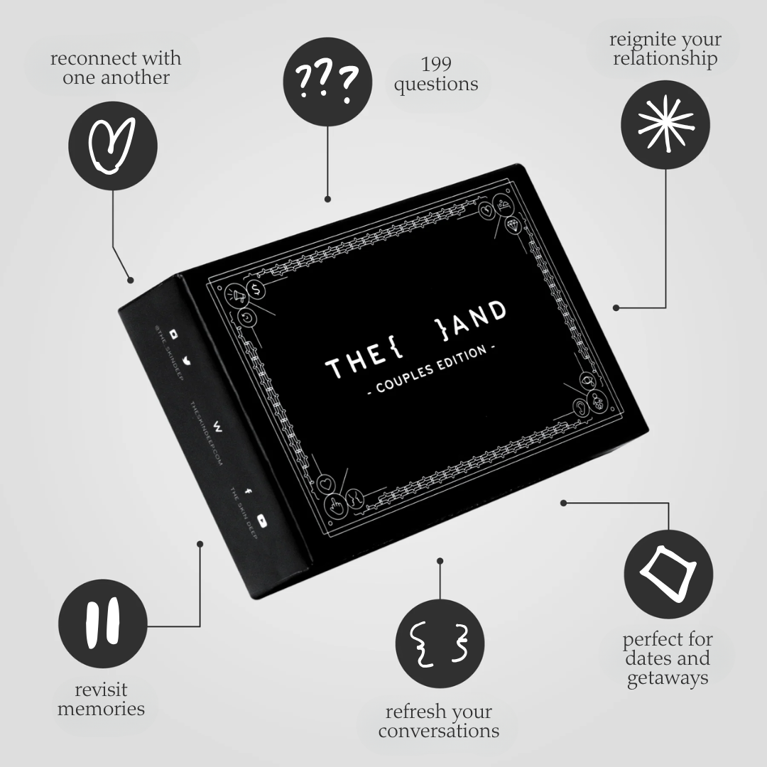 {THE AND} Couples Edition Card Game – 199 Deep Conversation Questions for Couples, Connection & Meaningful Communication