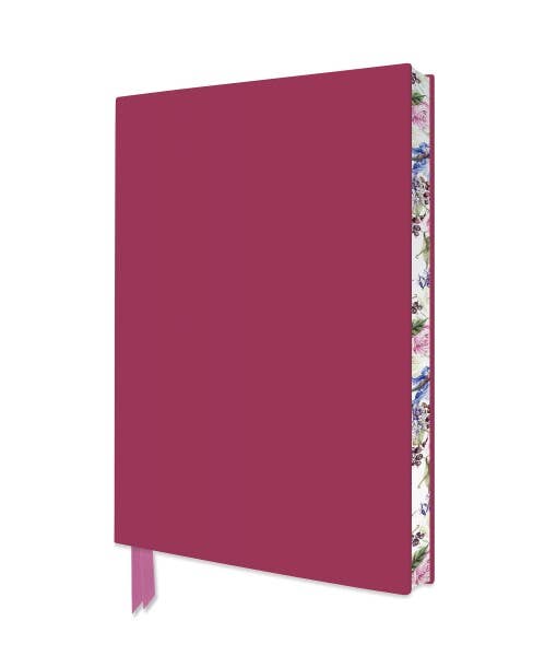 Artisan Pink Journal by Flame Tree, Lined PU Leather Flexi-Bound Journal with Decorative Edges