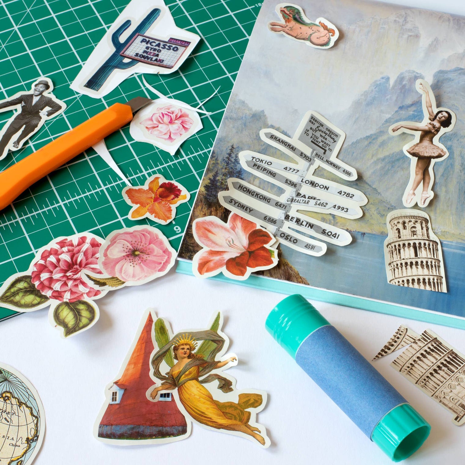 Cut Up This Book and Create Your Own Wonderland – Creative Collage & Art Activity Book