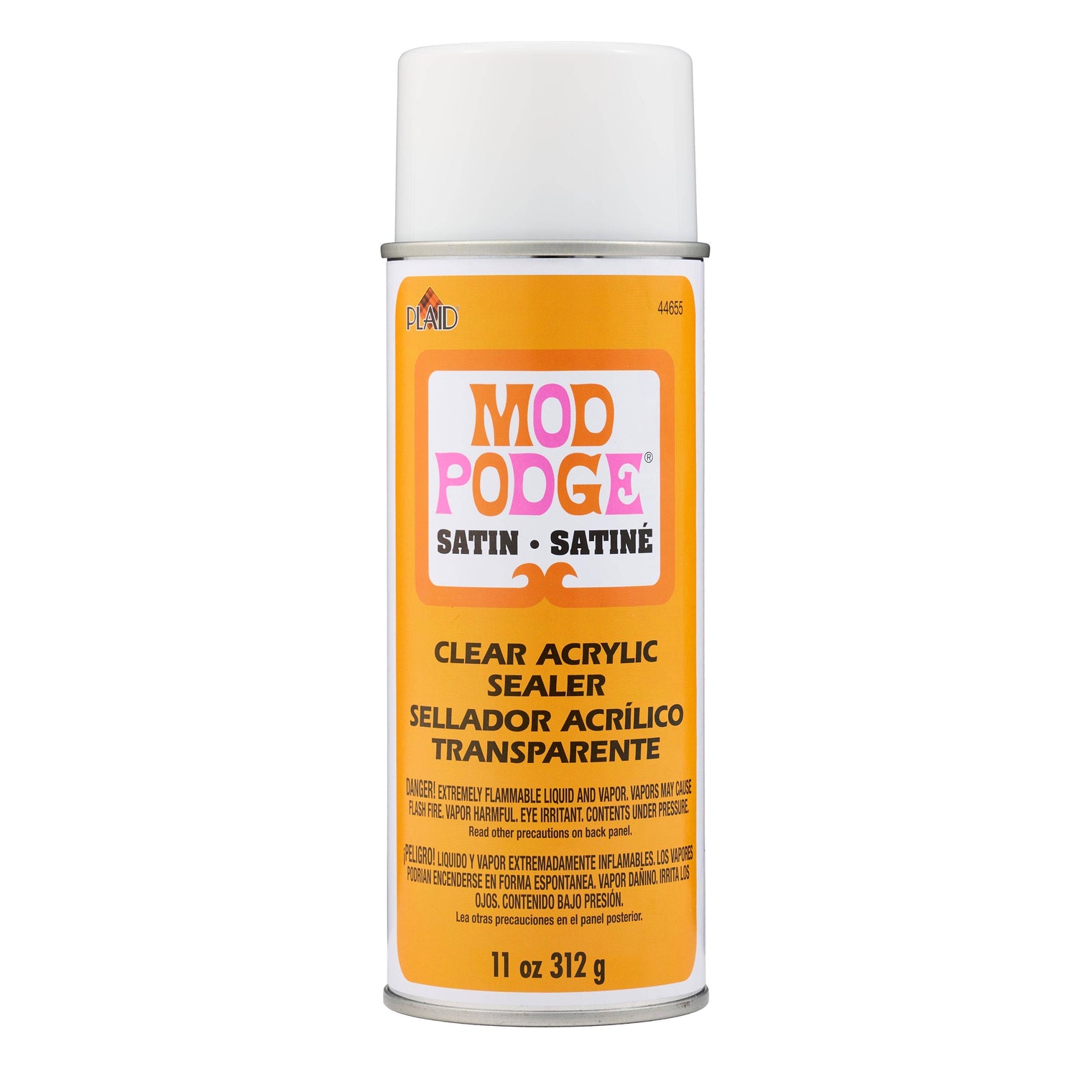 Mod Podge Clear Acrylic Sealer – Satin Finish Spray (11 oz)