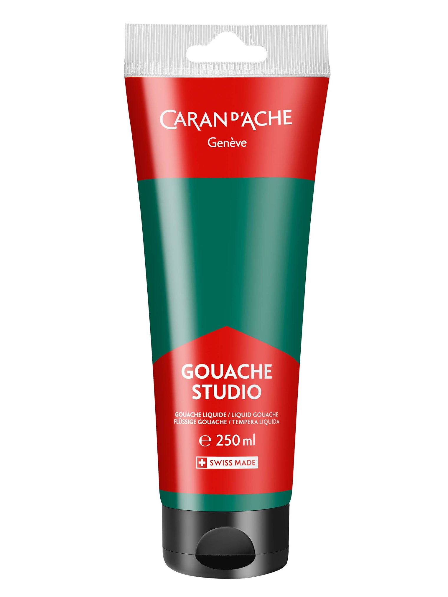 Caran d’Ache Emerald Green Gouache Paint Tube 250ml – Water-Based Gouache Paint