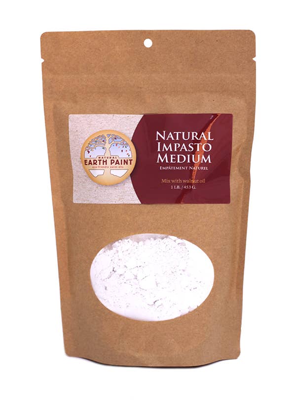 Natural Impasto Medium – Oil Paint Thickening & Texture Additive (1 lb), by Natural Earth Paint