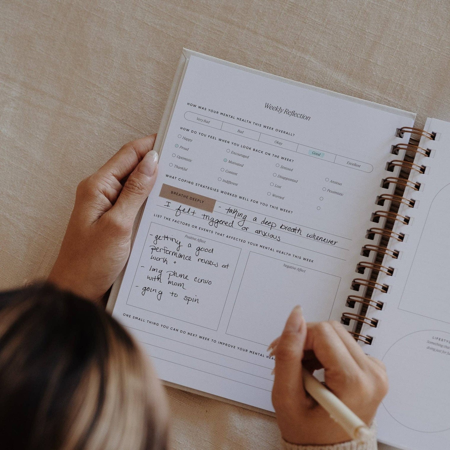 The Inner Work Journal by Simple Self, 13-Week Guided Mental Health Journal for Reflection, Self-Discovery & Personal Growth