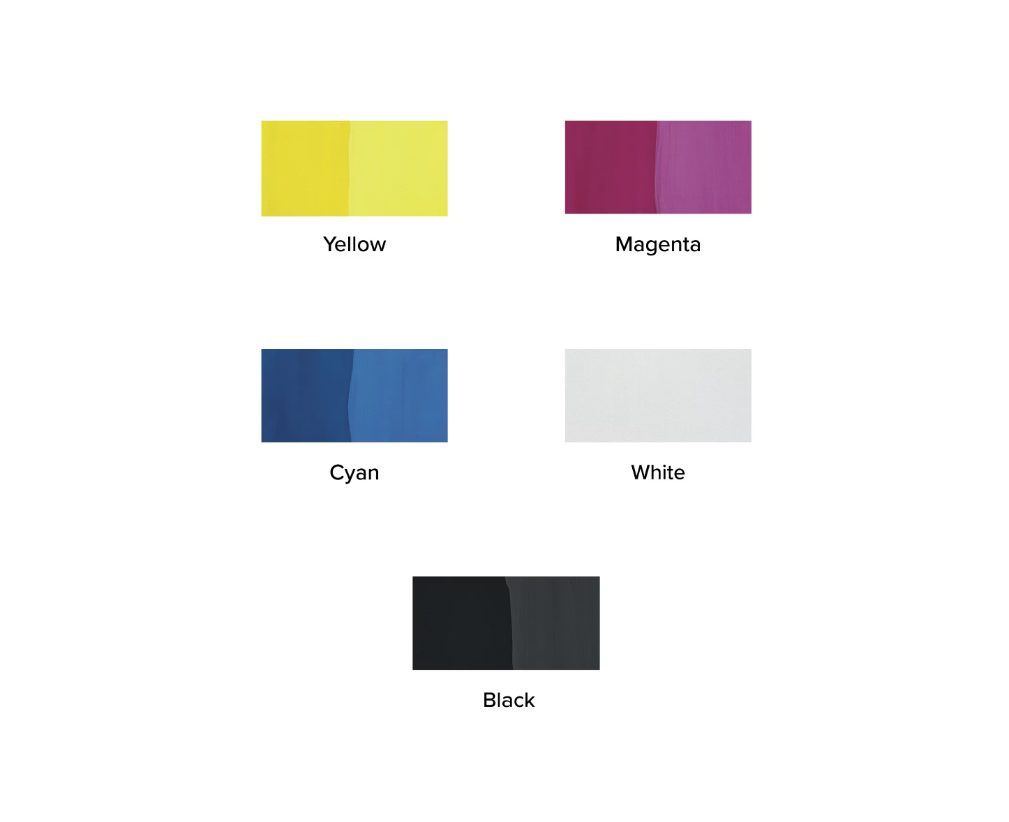 Caran d’Ache Gouache Studio Paint Box 5 x 10ml Tubes – Water-Based Gouache Set