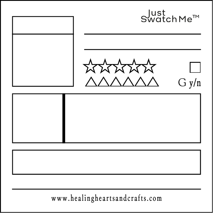 Just Swatch Me™ - Paint Swatch Card Template (Digital Downloads_ Style 10)