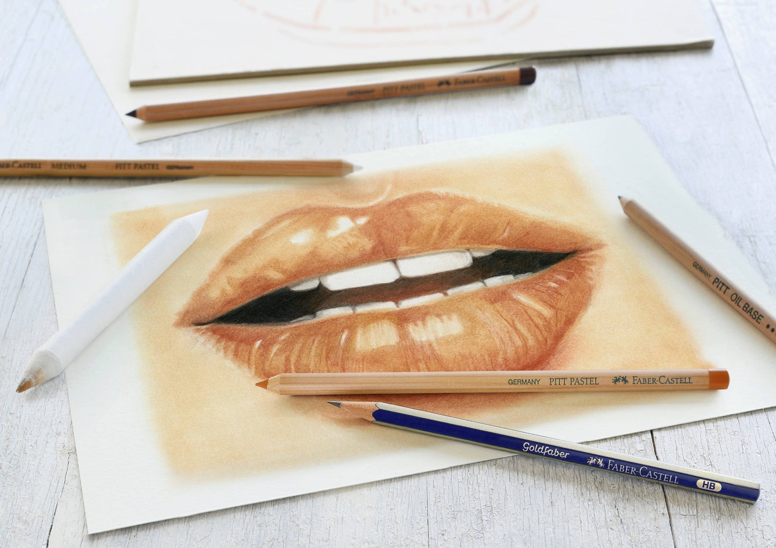 Goldfaber Classic Sketch Set for Drawing (Graphite & Pastel Pencils), by Faber-Castell