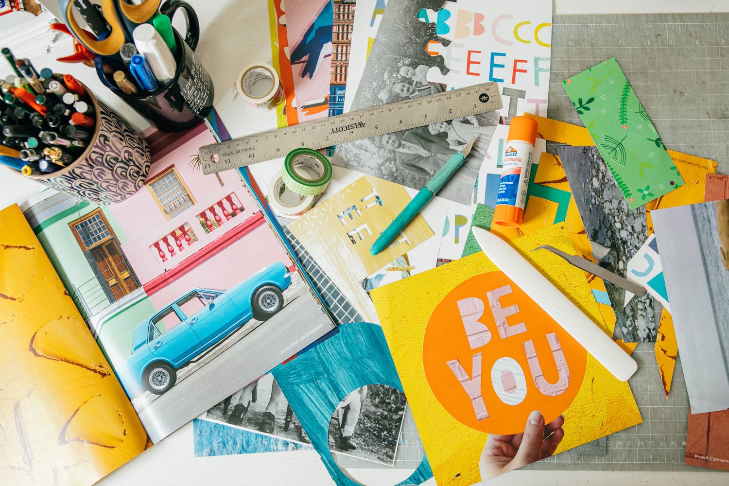 Collage Kit Magazine Vol. 1 – 120-Page Cutout Collage Craft Book by Free Period Press