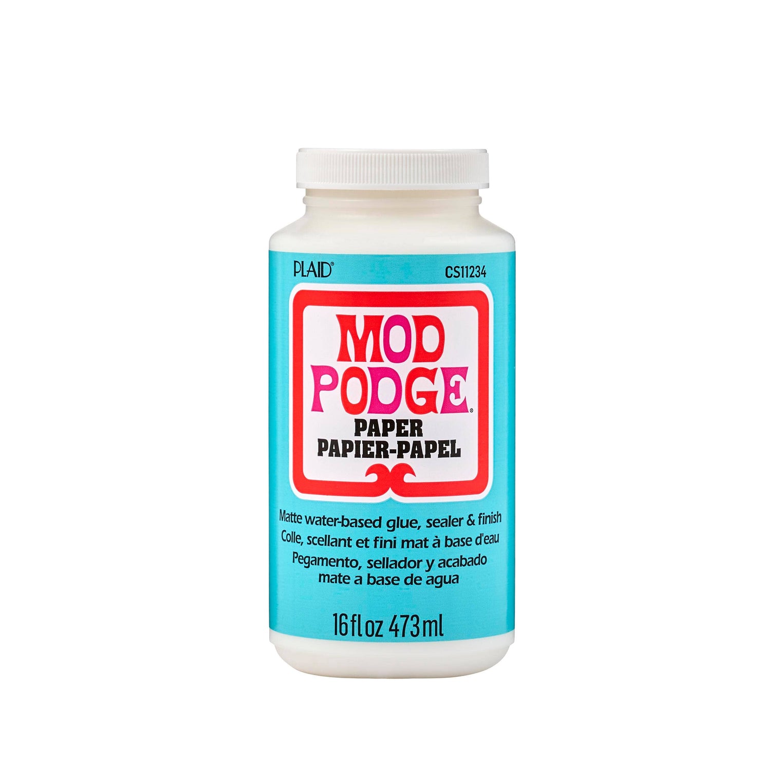 Mod Podge Paper Matte – 8 oz (All-in-One Glue, Sealer & Finish for Paper Crafts)