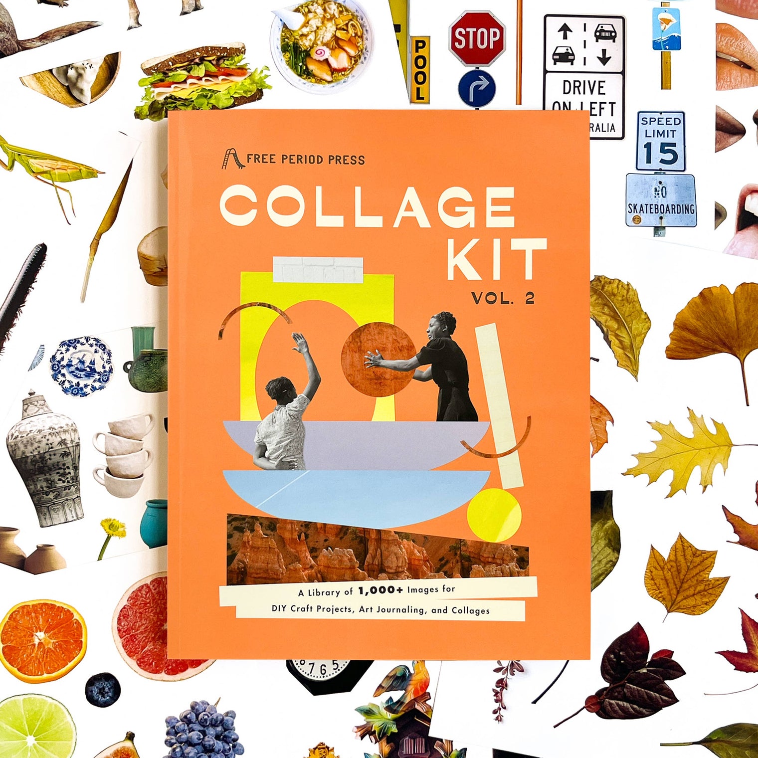 Collage Kit Magazine Vol. 2 – 1000+ Image Cutout Craft Book by Free Period Press