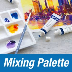 Watercolor Paint Set – 24 Tubes for Artists with Mixing Palette by Faber-Castell