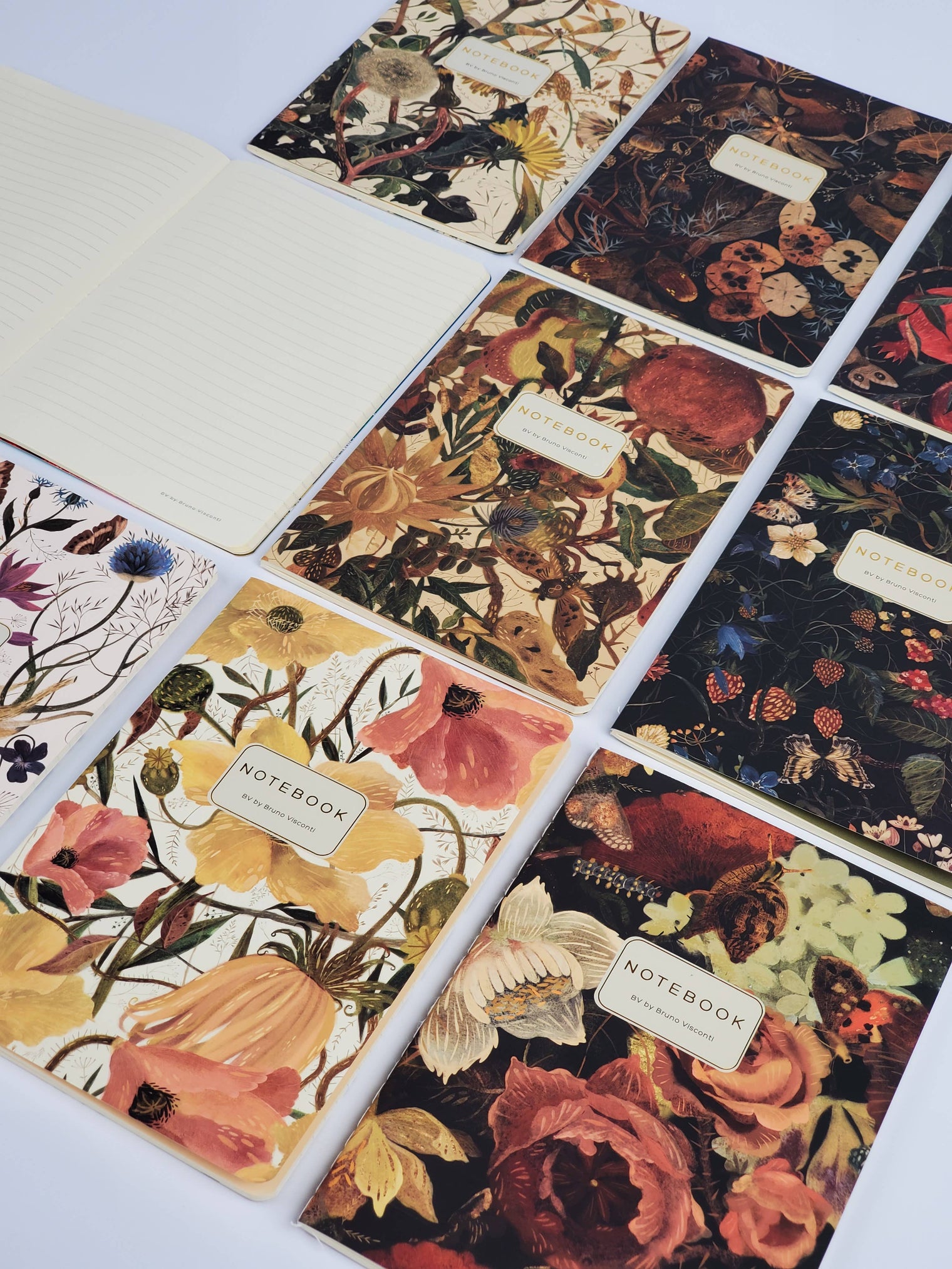 Soft Petals Notebook – Ruled Journal 8.27 x 5.83 in, 40 Pages, BV by Bruno Visconti
