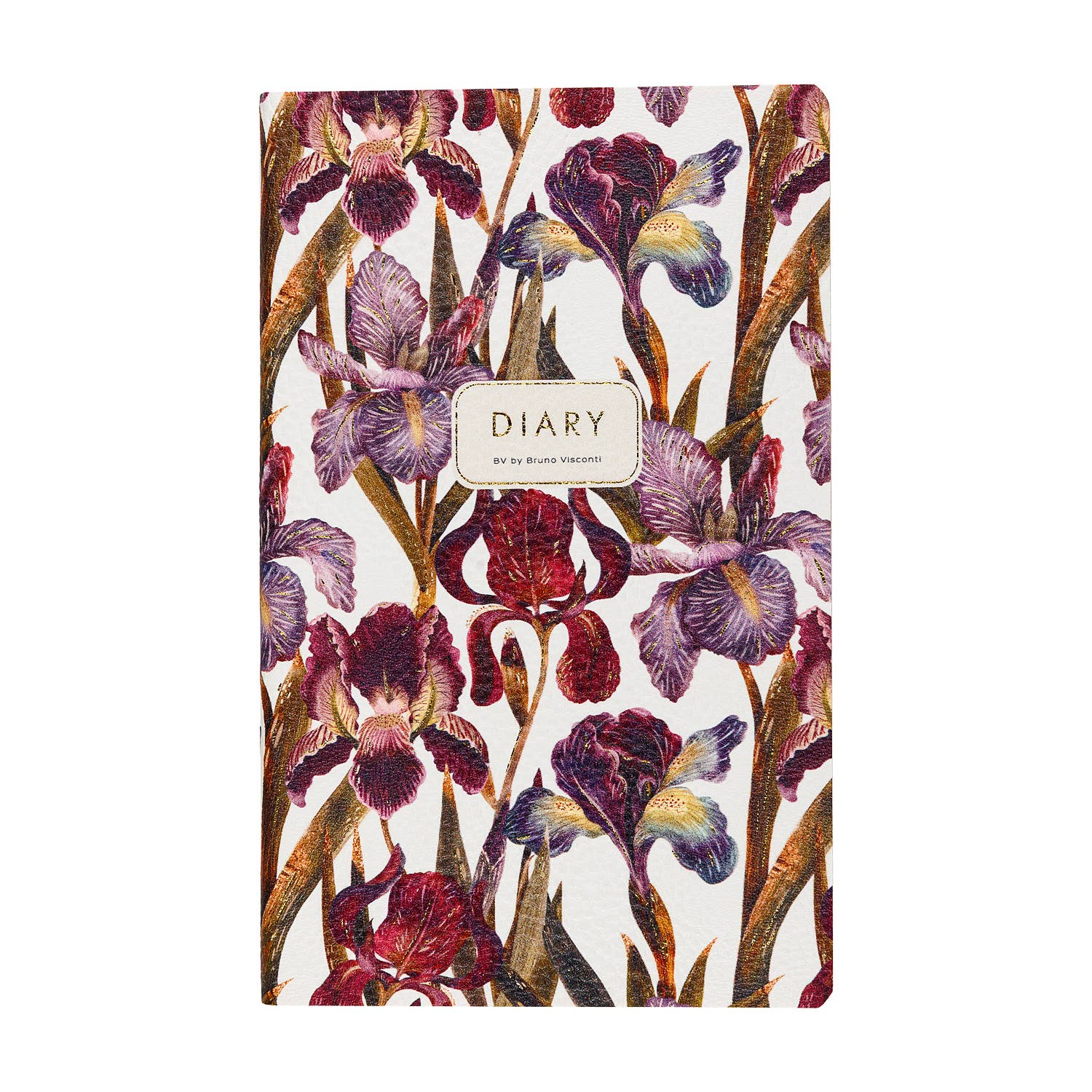 A5 Vegan Leather Daily Planner, Irises