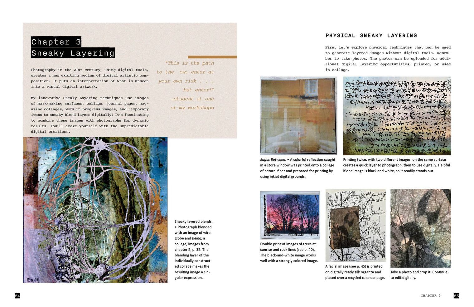 Explorations with Collage! – Merging Photographs, Paper, and Fiber by Wen Redmond (208 Pages)