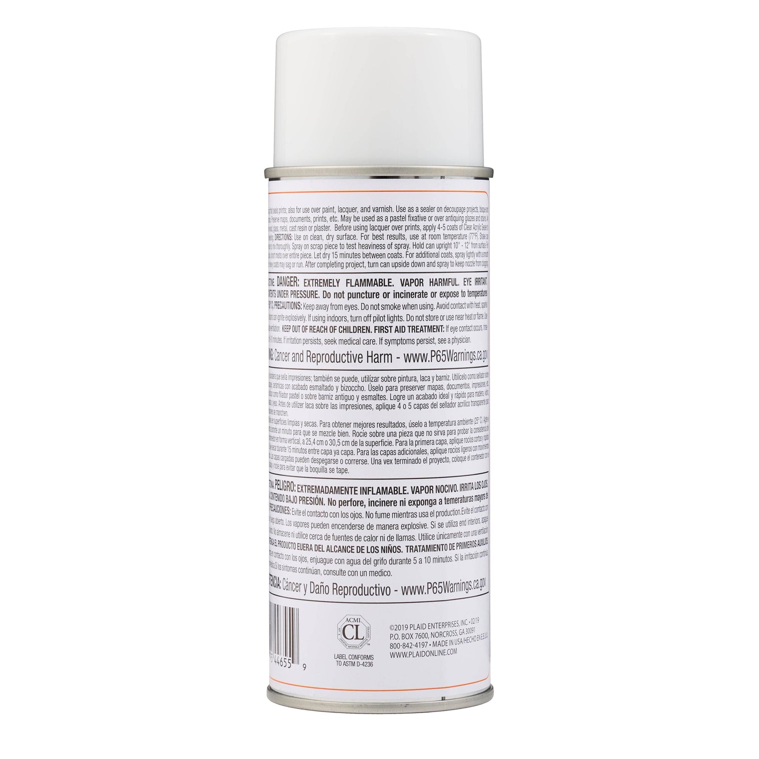 Mod Podge Clear Acrylic Sealer – Satin Finish Spray (11 oz)