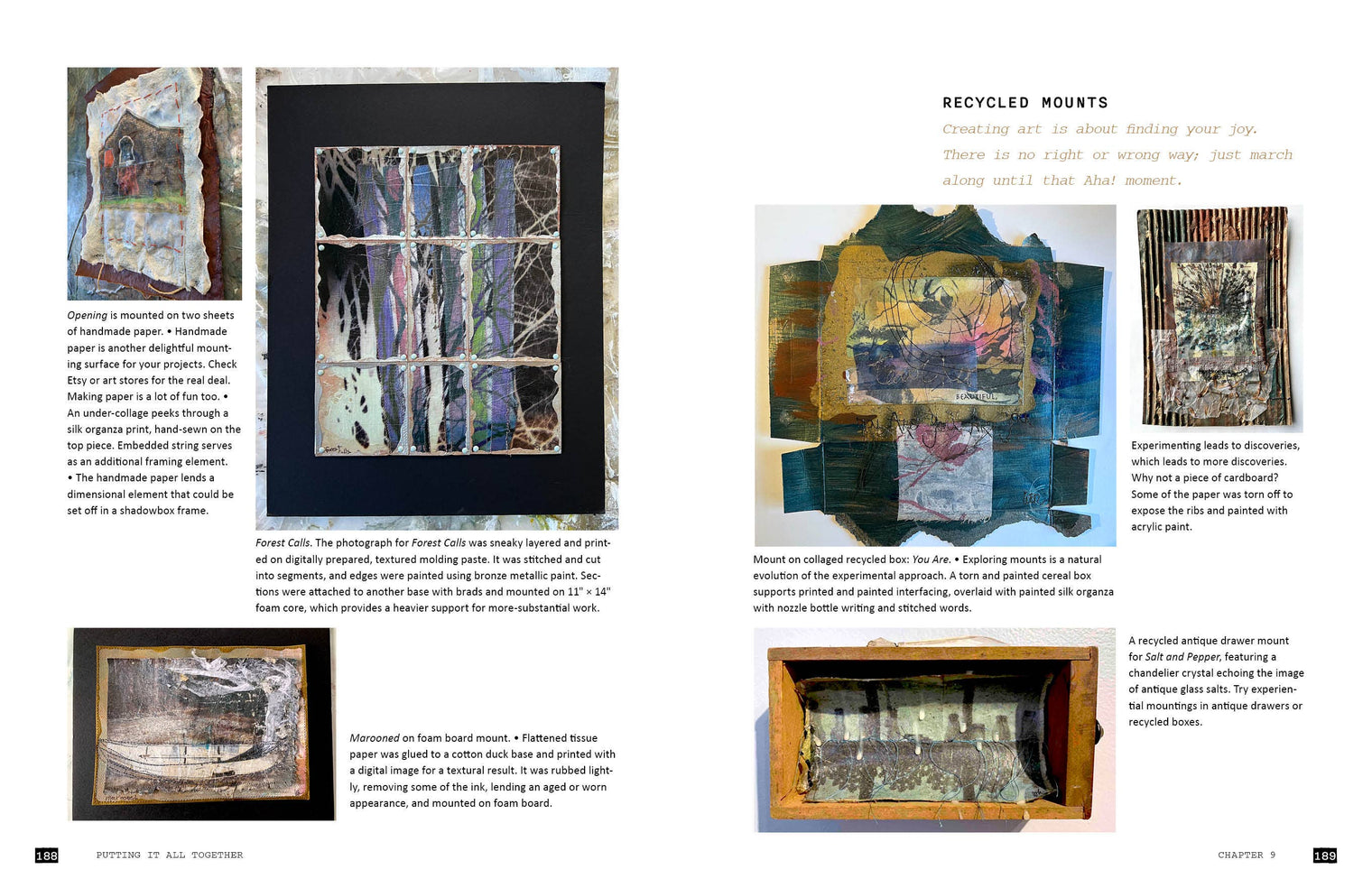 Explorations with Collage! – Merging Photographs, Paper, and Fiber by Wen Redmond (208 Pages)