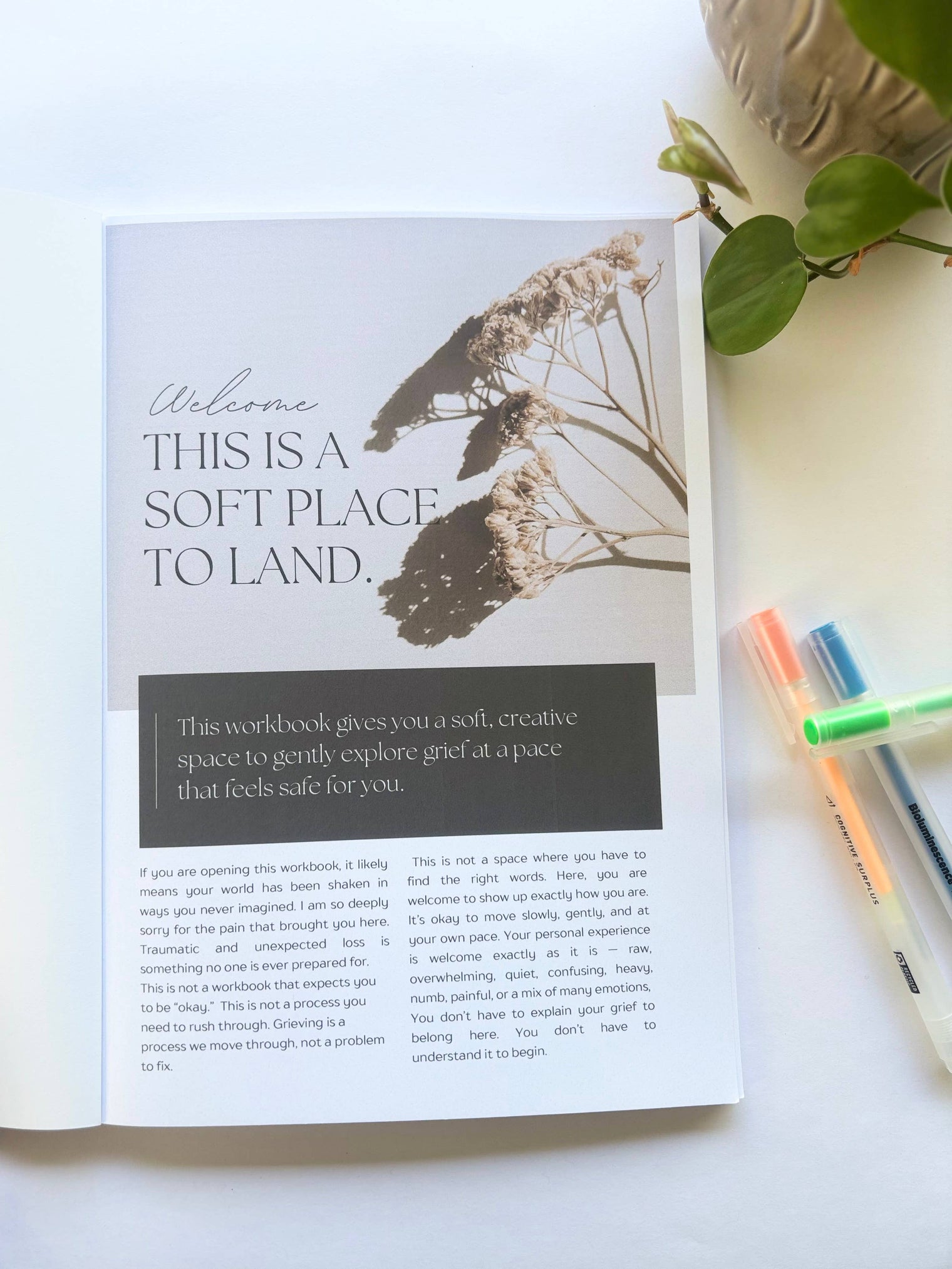 Art Therapy Workbook for Traumatic Grief & Sudden Loss, Guided Art Therapy, Reflection & Mindfulness Workbook