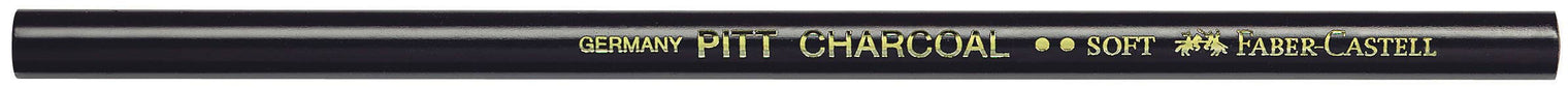 Natural Charcoal Pencil Set – Soft, Medium & Hard (3 Count), by Faber-Castell
