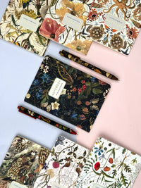 Forest Flowers Notebook – Ruled Journal 8.27 x 5.83 in, 40 Pages, BV by Bruno Visconti