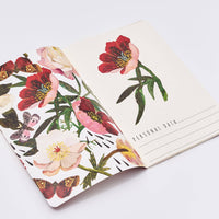 Peonies Notebook – Ruled Journal 8.27 x 5.83 in, 40 Pages, BV by Bruno Visconti