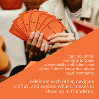 {THE AND} Friends Edition Card Game – 199 Conversation Starters for Meaningful Friendships & Deeper Connection