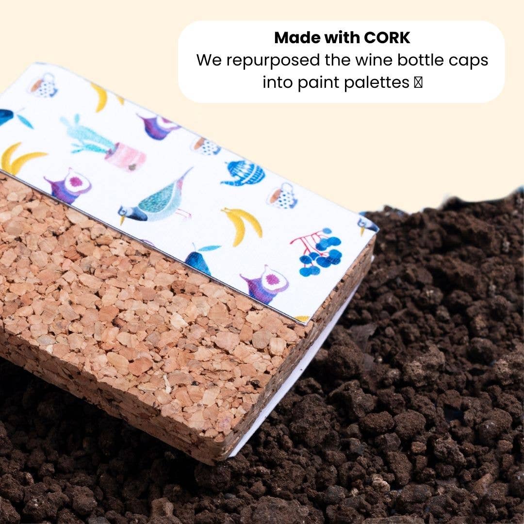 Metallic Watercolor Pans – 15 Colors (Cork Palette, Case Pack of 5), by Viviva Colors