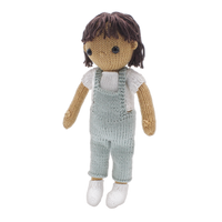 DIY Knitting Kit, Girl June – Doll Knitting Kit (30 cm Finished Size)- 3 mm Knitting Needles NOT Included