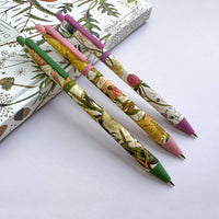ArtClick Pen, Bloom – (Single Pen) Soft Touch Click Ballpoint Pen .5mm Black Ink, BV by Bruno Visconti
