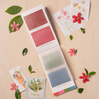 Spring Color sheets – 16 Handmade Watercolors (Including Metallic Shades), by Viviva Colors